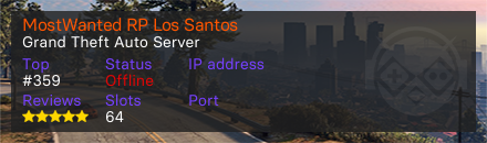MostWanted RP Los Santos