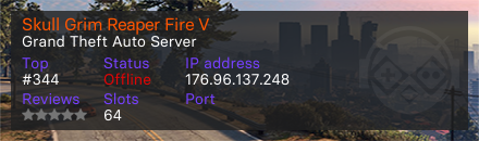 Skull Grim Reaper Fire V