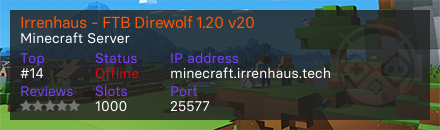 Irrenhaus - FTB Direwolf 1.20 v20