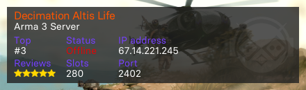 Decimation Altis Life