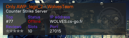 Only AWP_lego_2 - WolvesTeam