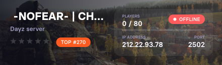  -NOFEAR- | CHERNO | VANILLA++ | 3PP | MAP | PARTY | X3 |