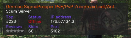German SigmaPrepper PvE/PvP Zone/max Loot/Anfänger