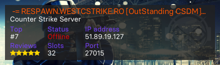  -= RESPAWN.WESTCSTRIKE.RO [OutStanding CSDM] =-