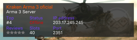 Kraken Arma 3 oficial