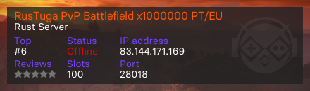 RusTuga PvP Battlefield x1000000 PT/EU