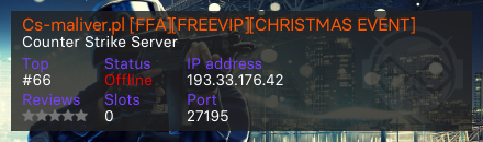 Cs-maliver.pl [FFA][FREEVIP][CHRISTMAS EVENT]