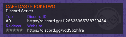 CAFÉ DAS 6- POKETWO