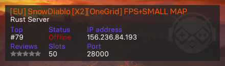 [EU] SnowDiablo [X2][OneGrid] FPS+SMALL MAP