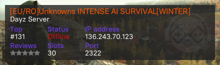 [EU/RO]Unknowns INTENSE AI SURVIVAL[WINTER]