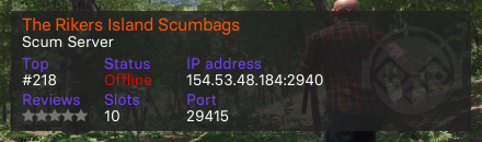 The Rikers Island Scumbags