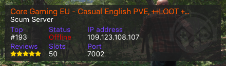 Core Gaming EU - Casual English PVE, ++LOOT + FAME + SKILLS