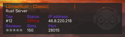 L2madRust - Classic|РОССИЯ|ДЛЯ НОВИЧКОВ