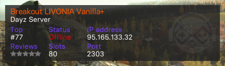 Breakout LIVONIA Vanilla+