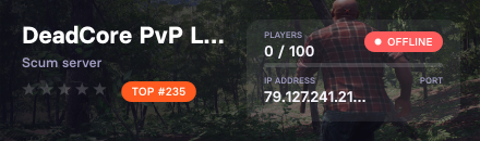 DeadCore PvP Lootx5 Skills x10 No Mechs RELEASE HEUTE 20 UHR discord.gg/bsg5VCh84f
