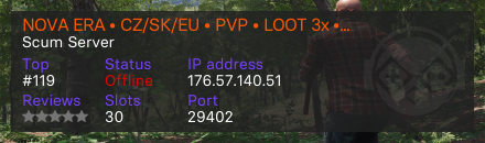 NOVA ERA • CZ/SK/EU • PVP • LOOT 3x • NO MECHS