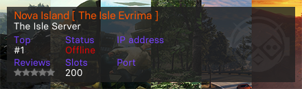 Nova Island [ The Isle Evrima ]