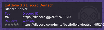 Battlefield 6 Discord Deutsch