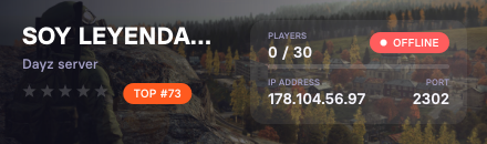 SOY LEYENDA EN DEERISLE ESP PVE BASES