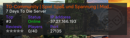 [EU] TG-Community | Spiel Spaß und Spannung | Modded Server]
