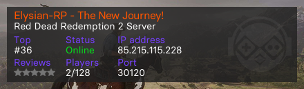 Elysian-RP - The New Journey!