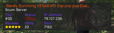  Barely Surviving x3 loot x10 Exp pvp pve Custom loot Trader I