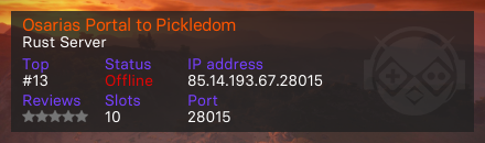 Osarias Portal to Pickledom