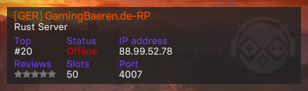 [GER] GamingBaeren.de-RP