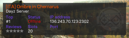 [ITA] Ombre in Chernarus