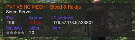 PVP X5 NO MECH - Blood & Rakija