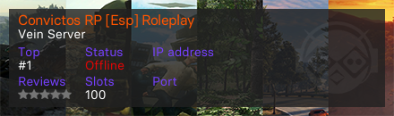 Convictos RP [Esp] Roleplay