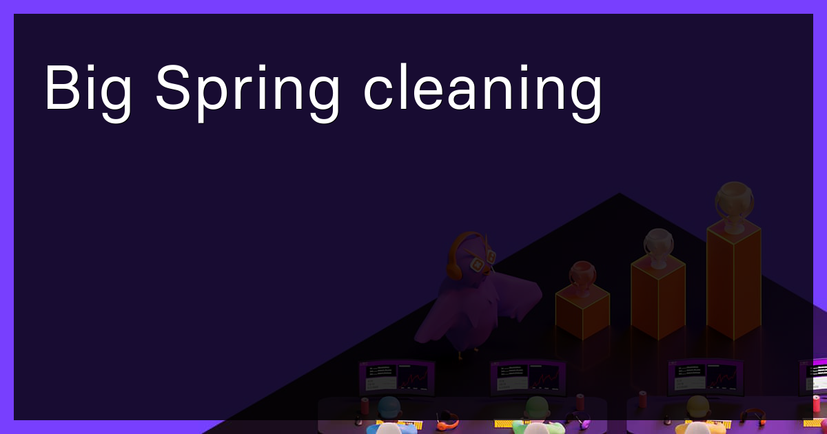 Big Spring cleaning