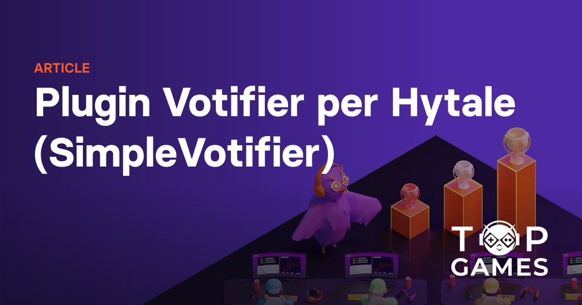 Plugin Votifier per Hytale (SimpleVotifier)