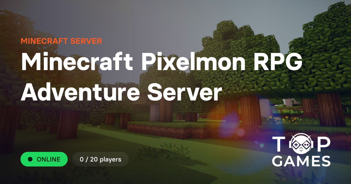 Minecraft Pixelmon RPG Adventure Server - Server Minecraft