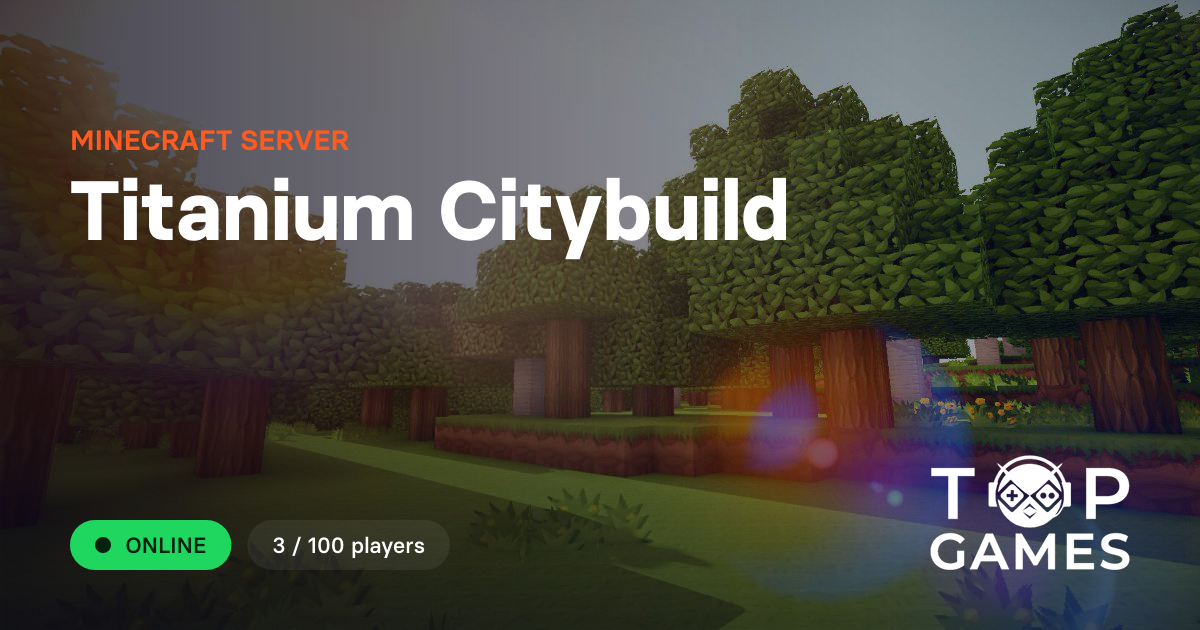 Titanium Citybuild - Server Minecraft