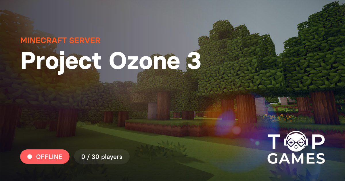 Project Ozone 3 - Server Minecraft