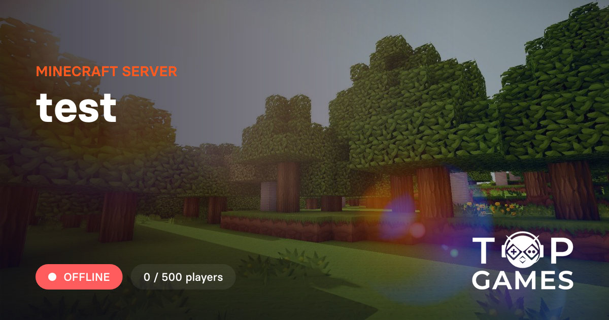 Minecraft Testing Server Thumbnail test - Minecraft Server